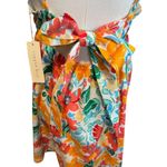 Copper Key floral sundress, halter neck and bow tie back. Size: M Photo 2