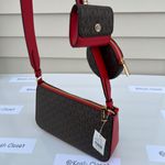 Michael Kors MK Jet Set Travel SM Crossbody With Tech Attach -Flame Photo 1