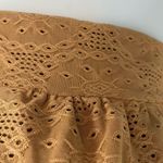 Urban Romantics Women's Eyelet Wrap Front Cropped Smocked Top XL New Photo 1