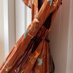 Free People  Deep V-Neck Silk Mini Dress Photo 2