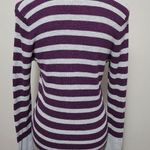 American Eagle plum gray waffle thermal cardigan size large Photo 3