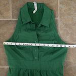 Maeve  Dress Womens Size 4 Collared Green Sleeveless Mini Chic Photo 8