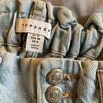 Topshop Paperbag Denim Miniskirt Photo 4