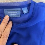 Vera Wang Simply Vera  Semi Sheer High-Low Blouse Photo 4