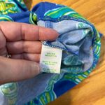 Lilly Pulitzer  Seashell Fallin In Love Royal Dress Size Small Ruffle Silk Blend Photo 4