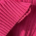 Ralph Lauren  vintage pink 100% cotton cable knit ribbed sweater Preppy Size L Photo 5