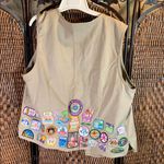 Girl Scouts Adult Sized Patch Vest Size 1X Tan Photo 1