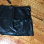 House of Harlow Black Faux Leather Mini Skirt NWT Photo 2