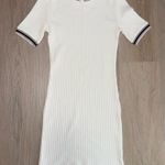 American Apparel White & Black Bodycon Ribbed Mini Dress- Size XS Photo 0