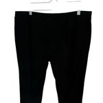 Eileen Fisher Women's XL Black Stretch Knit Casual Pull On Cropped Photo 3