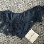 NWT LisaMaree Swim Dusty Dreams Bikini Top Navy Size XS Blue Photo 4