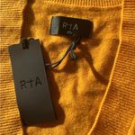RtA Alba Cashmere Cropped Jumper Orange Sweater Size XS Streetwear French‎ NWT Photo 2