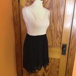 Glittery fit n flare night out dress Black Photo 4