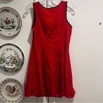 Rihoas Red Hearts Square Neck Mini Dress Photo 5