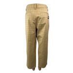 Tommy Jeans Womens Beige Houndstooth High Rise Wide Leg Trousers Dress Pants L Size L Photo 1