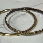 2 Gold Plated Slip On Bracelets Photo 5