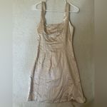 Princess Polly “Cobie” Satin Mini Dress Open Back Lace up Photo 2