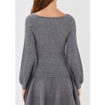Hill House  Home The Graydon Sweater Constantine Mini Skirt Heather Gray Small Photo 1
