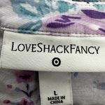LoveShackFancy x Target Lou Dress Ruffle Tiered Floral Lace Trim Mini Purple L Size L Photo 2