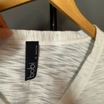 Bobi Bobbi Los Angeles Slub knit white long sleeve medium Photo 4