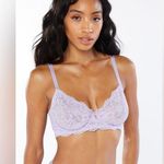 Savage x Fenty Nine to Five Lavender Lace Bra Photo 0