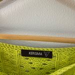 Kerisma 90s Open Knit Green Ombré Sweater Large Whimsical Artsy Festival Y2K Photo 4