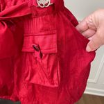 Apple Bottoms Vintage Y2K Red Satin Romper Removable Straps M Photo 6