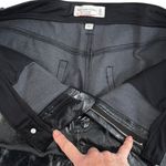 Abercrombie & Fitch EUC Faux Leather 90s Straight Ultra High Rise Pants Black 16 Photo 4