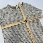 Anthropologie  Postmard Top Womens Small Tweed Textured Short Sleeve Zipper Photo 5