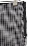 Everlane  Grey Black Checked Gingham Cropped Side Zip Preppy Straight Leg Size 8 Photo 2
