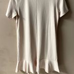 ASOS  Light Pink Ruffled Hem Shirt Dress Size 6 NWT Photo 8