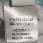 Striped Bikini Top Multicolored Size Medium Blue Photo 3