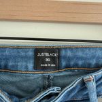 Just Black Denim Skinny Jeans Dark Wash Size 30 Photo 3