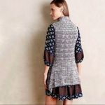 Anthropologie Moth Lavena Pointelle Vest Womens XS Gray Draped Crochet Cardigan Photo 1
