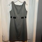 Studio 1 Knee Length Dress Womens Size 10 Bow‎ Tie Holiday Party Black White Photo 1