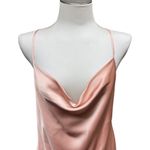 Show Me Your Mumu Verona Cowl Dress Rose Gold Luxe Satin XXL Photo 2