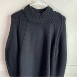 Free People NWOT Black Sunbeam Oversize Turtleneck Sweater Photo 8