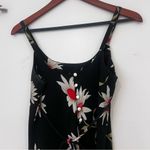 Sans Souci Midi Floral Print Black Dress Photo 2