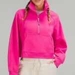 Lululemon Scuba Oversized Funnel Neck Half Zip Sonic Pink Size XS/S Photo 0