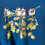 American Vintage Vintage Bird Graphic Sweatshirt Fruit of the Loom Women’s 2XL Blue Pullover Photo 4