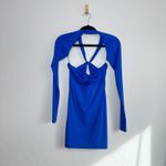 LIONESS  | Miracle Mile Miami Vice Mini Cut Out Dress in Royal Blue Photo 4