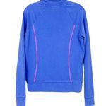 PINK - Victoria's Secret  Purple Quarter Zip Pullover Sz S Photo 3