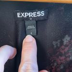 EXPRESS  Women's Black And Purple Floral Sleeveless Romper Size 2 Photo 7