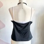 ASOS Black Layered Top,‎ Y2K Grunge Indie Sleaze Minimalist Soft Goth Large Photo 1