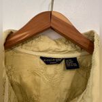 Ecologie Embroidered Floral 100% Linen Button Photo 1