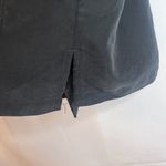 Chico's Black Snap Button Front Roll Cuff Back Cinch Casual Shirt Size 1-Small Photo 5