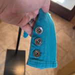Catherines  Turquoise Cropped Jeans Size 30W Photo 3