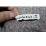 Abercrombie & Fitch Women's  Gray Metallic Silver Glitter Bodysuit Size XS NWOT Photo 5