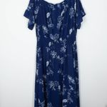 City Chic Womens Floral Off The Shoulder Smocked Maxi Dress Size S/16 Boho Photo 7