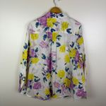 Talbots  Classic Cotton Shirt Floral Bouquet Size 2X Button Down Preppy Bloomcore Photo 3